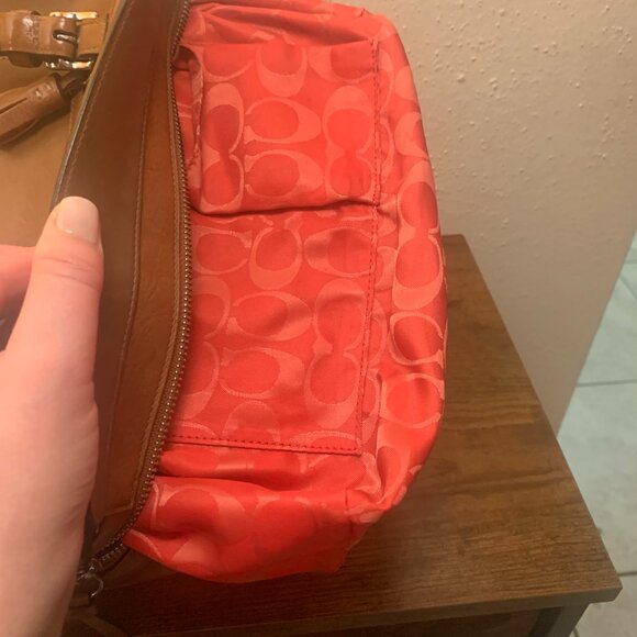 Vintage Coach Hamilton Kelly (2005) 7465” Brown Tan Leather Purse - Picture 14 of 16